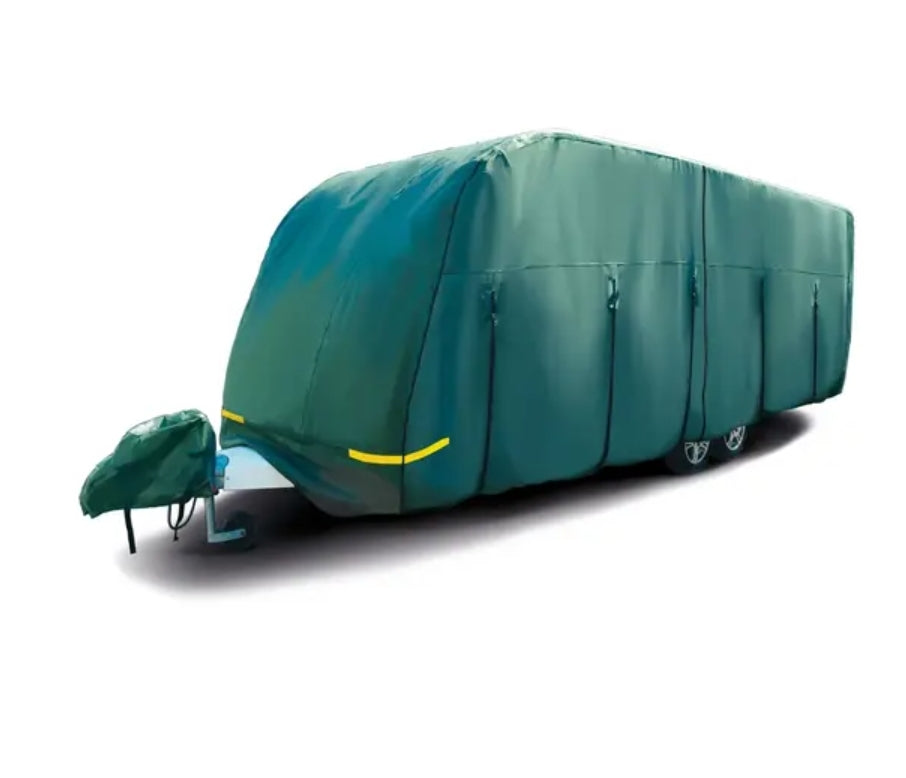 Maypole Caravan Cover Green Fits Up To 4.1M (14')